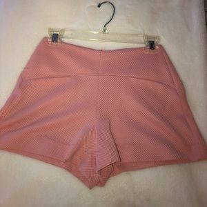 Pink BCBG high waisted shorts